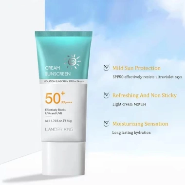 Kem chống nắng Lancer King PA50+ Dưỡng ẩm không nhờn nữ - Giá giảm 18% 148.030đ