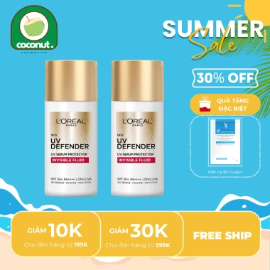 Kem chống nắng L’Oreal Paris UV Serum SPF50+ PA++++ siêu mịn nhẹ 50ml - 229.000₫ 9