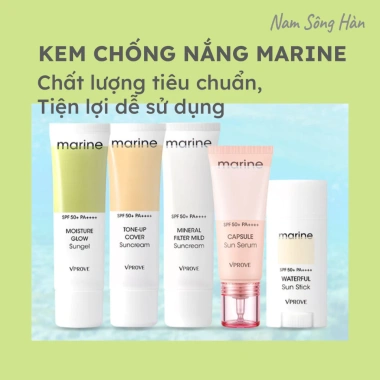 Kem Chống Nắng Marine Sungel 50ml SPF50+ PA++++ Cấp Ẩm Căng Bóng Giá 180.000 VND 9 Kem Chống Nắng Marine Sungel 50ml SPF50+ PA++++ Cấp Ẩm Căng Bóng Giá 180.000 VND 9