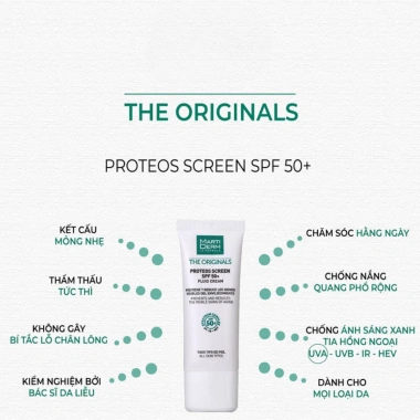 Kem Chống Nắng Martiderm Proteos Screen SPF50+ 40ml Ngừa Lão Hóa Toàn Diện Giá 549.000đ 2 Kem Chống Nắng Martiderm Proteos Screen SPF50+ 40ml Ngừa Lão Hóa Toàn Diện Giá 549.000đ 2