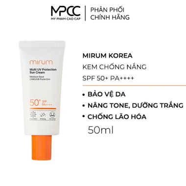 Kem chống nắng Mirum Multi UV Protection thẩm thấu nhanh, ngừa lão hóa, giảm còn 511.000₫