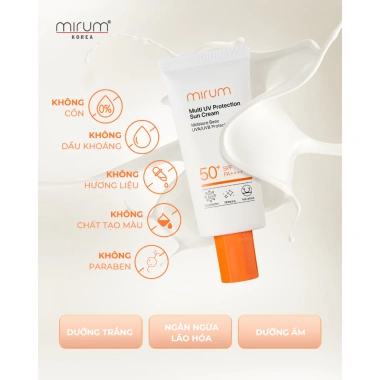Kem chống nắng Mirum Multi UV Protection thẩm thấu nhanh, ngừa lão hóa, giảm còn 511.000₫