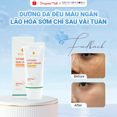Kem chống nắng Myhaelyn 70ml - Nâng tone chuẩn Hàn, mờ nám, ngăn ngừa lão hóa, 190k
