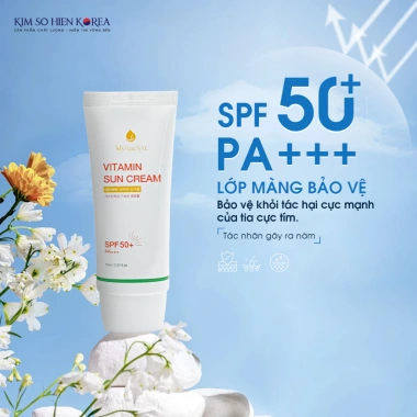 Kem chống nắng Myhaelyn 70ml - Nâng tone chuẩn Hàn, mờ nám, ngăn ngừa lão hóa, 190k