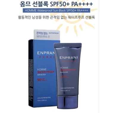 Kem Chống Nắng Nam Enprani Homme Water Proof Hàn Quốc 70ml – Cam Kết Auth, Giá 299.000 VND