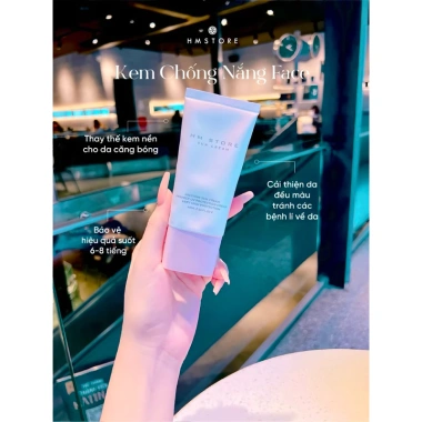 Kem Chống Nắng Nâng Tone Kiềm Dầu HM Store Sun Cream - Bảo Vệ Da, Giảm Đốm Nâu, Giá 374.999₫