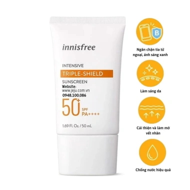 Kem Chống Nắng Nâng Tone Kiềm Dầu Innisfree Tone Up Watering SPF50 PA++++ 50ml - 255.000đ