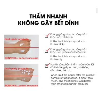 Kem chống nắng nâng tông Bony Hill Mild 70ml - Giá 298k, dưỡng ẩm nhẹ, bảo vệ da 6