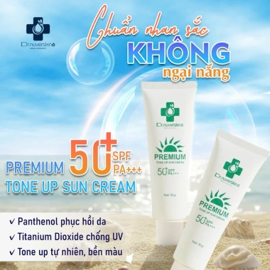 Kem chống nắng nâng tông Tone Up DR.NUVERSKIN Premium SPF50+ PA+++ Giá 250.000₫