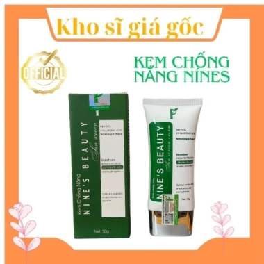 Kem Chống Nắng NINES BEAUTY 50gr - Bảo Vệ UV, Dưỡng Da, Giá 450.000₫