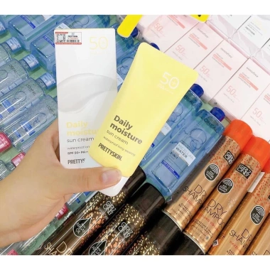 Kem Chống Nắng Nosebum Pretty Skin SPF 50 70ml - Kiềm Dầu Siêu Tốt, Giá 129k