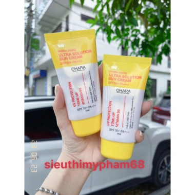 Kem chống nắng OHARA SPF50+ PA+++ kiềm dầu kháng nước 50ml Hàn Quốc - 199.000đ 2 Kem chống nắng OHARA SPF50+ PA+++ kiềm dầu kháng nước 50ml Hàn Quốc - 199.000đ 2