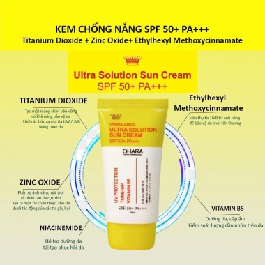 Kem chống nắng OHARA SPF50+ PA+++ kiềm dầu kháng nước 50ml Hàn Quốc - 199.000đ