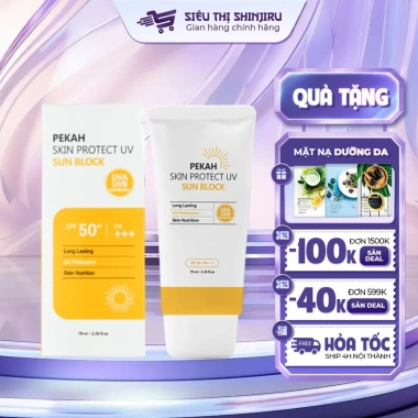 Kem chống nắng PEKAH Protect UV 70ml - Nâng tone, bảo vệ da, 279.000 Hàn Quốc