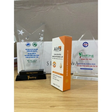 Kem chống nắng phổ rộng ALIFA Sunblock Brightening Up 50g - Dưỡng sáng, nâng tone da, giá 545k