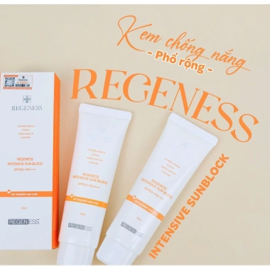 Kem chống nắng Regeness SPF50+ PA++++ 50ml - Bảo vệ da nhạy cảm, chỉ 295k 2