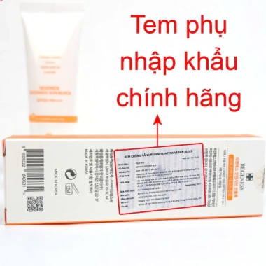 Kem chống nắng Regeness SPF50+ PA++++ 50ml - Bảo vệ da nhạy cảm, chỉ 295k 6
