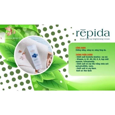 Kem chống nắng Repida SPF50++ nhập khẩu Hàn Quốc, tăng tông, bảo vệ da giá 450.000₫ 7 Kem chống nắng Repida SPF50++ nhập khẩu Hàn Quốc, tăng tông, bảo vệ da giá 450.000₫ 7