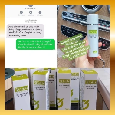 Kem Chống Nắng Ron CELL ULTRA SUN BLOCK 50+ Tế Bào Gốc SPF50 Giá 1.010.000 VND