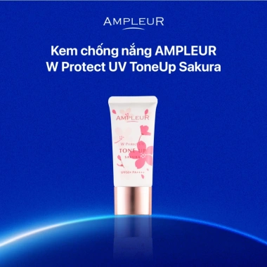 Kem chống nắng Sakura AMPLEUR nâng tone, cấp ẩm, dưỡng trắng sáng, mịn màng - 949.000₫ 2 Kem chống nắng Sakura AMPLEUR nâng tone, cấp ẩm, dưỡng trắng sáng, mịn màng - 949.000₫ 2