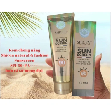 Kem chống nắng SHICEN 90+++ 130ml Hàn - SPF cao, thay lớp phấn, chỉ 155k