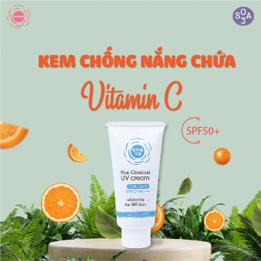 Kem Chống Nắng Shigaisen Yohou Non Chemical Whitening UV Cream SPF50+ PA++++ 40g – Dưỡng Trắng Da, Giá 599k