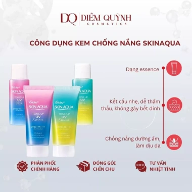 Kem chống nắng Skin Aqua UV Tone up SPF50 PA++++ nâng tông da, nội địa Nhật, giảm còn 165.000 VND 6 Kem chống nắng Skin Aqua UV Tone up SPF50 PA++++ nâng tông da, nội địa Nhật, giảm còn 165.000 VND 6