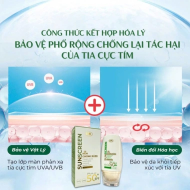 Kem Chống Nắng SPF50+ PA++++ LPK 60g Dưỡng Trắng Da, Kiềm Dầu, Nâng Cơ Giá Ưu Đãi 216.000₫