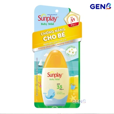 Kem Chống Nắng Sunplay Đỏ Super Block Baby Cool Whitening Sữa KCN Biển Rohto Nhật Bản 89.000đ 3