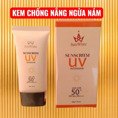 Kem chống nắng Sure White dưỡng da ngừa nám 50ml - Giá 90.000 VND, giảm từ 109.800