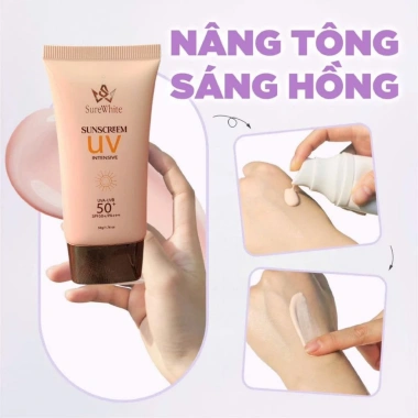 Kem chống nắng Sure White dưỡng da ngừa nám 50ml - Giá 90.000 VND, giảm từ 109.800