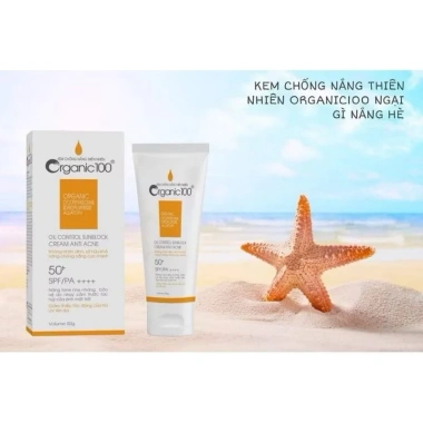 Kem chống nắng thiên nhiên Organic SPF 50+ PA++++ 50g - Nâng tông, bảo vệ da 3