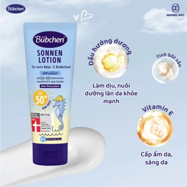 Kem Chống Nắng Thuần Chay BUBCHEN SPF 50+ cho bé 6 tháng 100ml - 195.020 VND 2