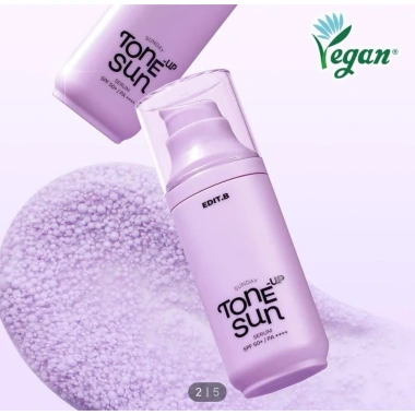 Kem chống nắng thuần chay Nâng Tone Edit.B Sunday SPF50+ PA++++ 55ml - Giá 318.000₫