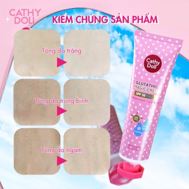 Kem Chống Nắng Trắng Da Cathy Doll L-Glutathione SPF50 PA+++ 138ml - 159.000₫ 3