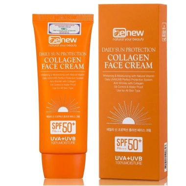 Kem Chống Nắng Trắng Da Kiềm Dầu Lâu Trôi Benew Hàn Quốc 70ml - Xoá Thâm, 125k