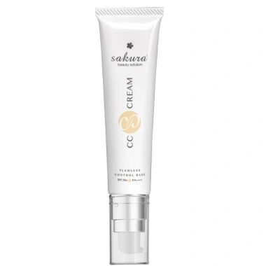 Kem Chống Nắng Trang Điểm Sakura Cc Cream Tone Fair SPF50 Da Sáng Mịn Nhật Giá 900k