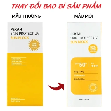 Kem chống nắng vật lý PEKAH SPF50+ PA+++ 70ml - Nâng tone, bảo vệ da, giá 275k 3