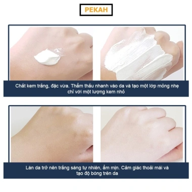 Kem chống nắng vật lý PEKAH SPF50+ PA++ Nâng tone trắng tự nhiên Hàn Quốc Shinjiru Giá 419.000₫