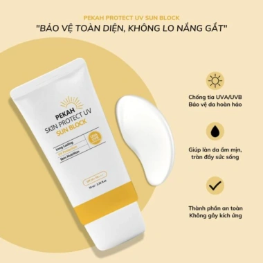 Kem chống nắng vật lý PEKAH SPF50+ PA++ Nâng tone trắng tự nhiên Hàn Quốc Shinjiru Giá 419.000₫ 10 Kem chống nắng vật lý PEKAH SPF50+ PA++ Nâng tone trắng tự nhiên Hàn Quốc Shinjiru Giá 419.000₫ 10