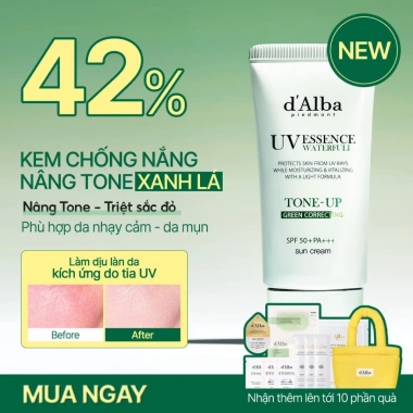 Kem Chống Nắng White Truffle Green SPF30 Nâng Tone Xanh Lá Dịu Da Kích Ứng Giá 495k