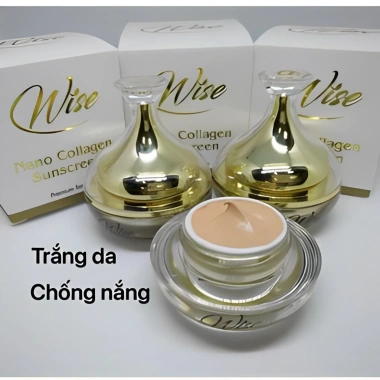 Kem chống nắng Wise Nano Collagen Thái Lan chính hãng - Bảo vệ UV, dưỡng da, giá 92.000đ 4