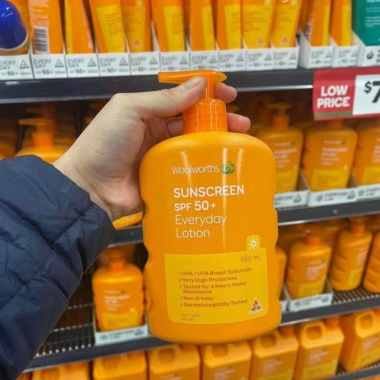 Kem Chống Nắng Woolworths SPF50+ Everyday Lotion Úc 100ml-500ml Giá 399k