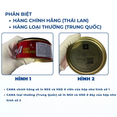 Kem đánh bóng xoá xước sơn xe Cana Car Cream 3MLONGVU siêu mịn, giá ưu đãi 99.000₫ 6