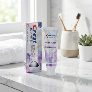 Kem đánh răng Crest 3D White Brilliance 130g - Tẩy trắng, giảm giá 20% chỉ 219.000₫ 3