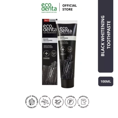 Kem đánh răng Ecodenta làm trắng răng than hoạt tính đen 100ml - Giá chỉ 245.000đ