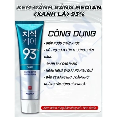 Kem đánh răng Hàn Quốc Median Dental IQ 93% – Giá chỉ 79.200đ, giảm tới 20%