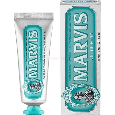 Kem đánh răng Marvis 25ml kèm hộp - Hương thơm tươi mát, bảo vệ men, giá 89.000₫ 5 Kem đánh răng Marvis 25ml kèm hộp - Hương thơm tươi mát, bảo vệ men, giá 89.000₫ 5