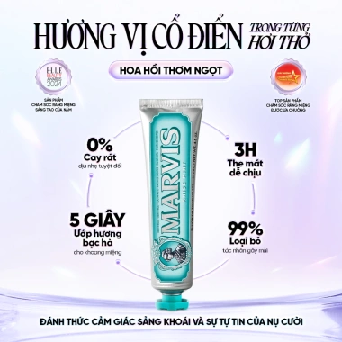 Kem Đánh Răng MARVIS 25ml - Size Du Lịch Tiện Lợi, Giá Ưu Đãi 97.020₫