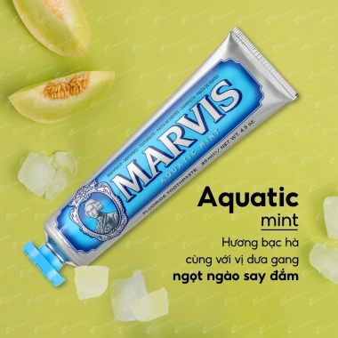 Kem đánh răng Marvis 75ml/85ml - Hàng chính hãng, giá ưu đãi 219.000₫, bảo vệ men, hương thơm 7 Kem đánh răng Marvis 75ml/85ml - Hàng chính hãng, giá ưu đãi 219.000₫, bảo vệ men, hương thơm 7